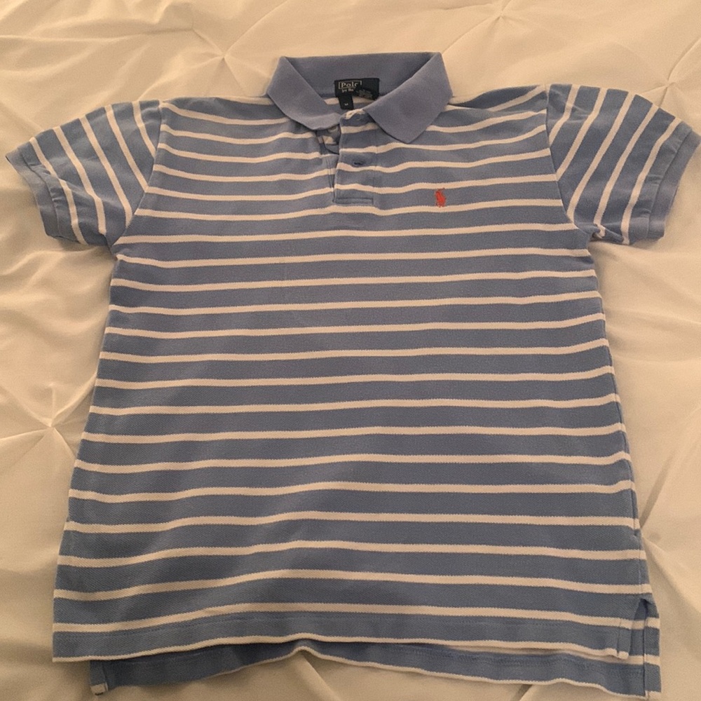 Polo Shirt Boys size Medium blue